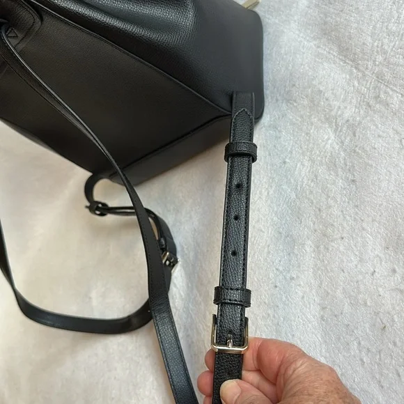 NWOT Kate Spade Black Leather Small Backpack Purse & Wallet combination Bag - Picture 6 of 14